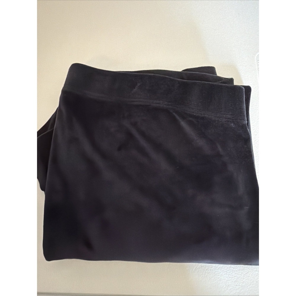 Old Navy Black Velvet Velour High Rise Leggings Pants Womens Size XXL